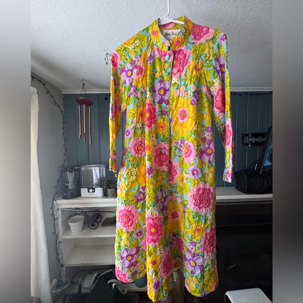 Floral Vintage Polyester Long Sleeve Jacket